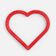 Подвеска Contour, 3D-печать на заказ, сердце арт. 19979.03