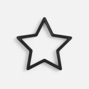 Подвеска Contour, 3D-печать на заказ, звезда арт. 19979.01
