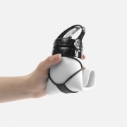 Складная бутылка для воды Langfossen, белая арт. 17490.60 Складная бутылка для воды Langfossen, белая арт. 17490.60