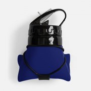 Складная бутылка для воды Langfossen, синяя арт. 17490.40 Складная бутылка для воды Langfossen, синяя арт. 17490.40