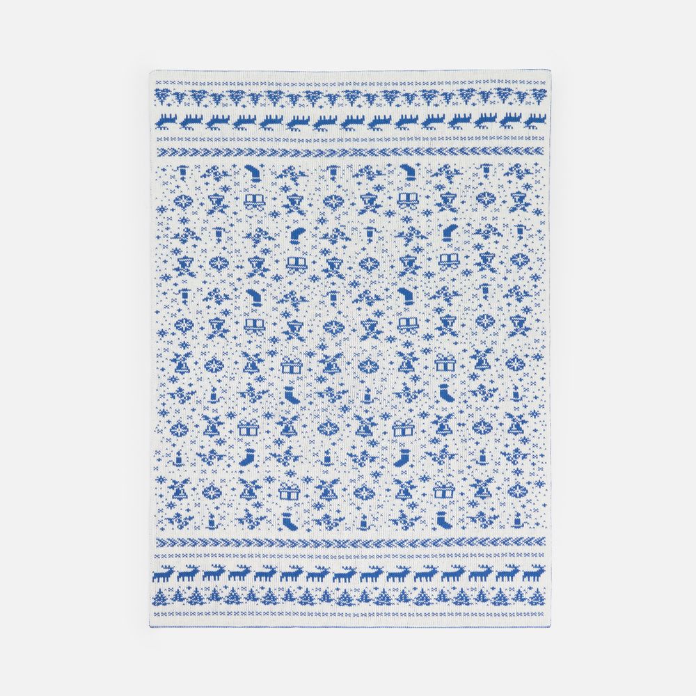 Плед Holidale, синий с молочным арт. 20787.46 Плед Holidale, синий с молочным арт. 20787.46