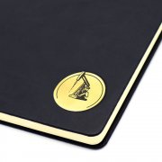 Ежедневник с шильдом-наклейкой - нефть, черный арт. 51021.02.12