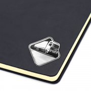 Ежедневник с шильдом-наклейкой - фура, черный