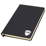 Ежедневник с шильдом-наклейкой - самолет, черный