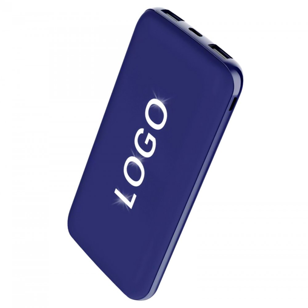 Внешний аккумулятор Kugo, 10000 mAh с подсветкой гравировки, синий арт. 2046.03 Внешний аккумулятор Kugo, 10000 mAh с подсветкой гравировки, синий арт. 2046.03