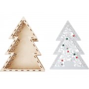 Шкатулка из фанеры в виде елки «Firytale»