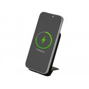 Беспроводной внешний аккумулятор с подсветкой лого и подставкой «Magflash», 10000 мАч, 15 Вт