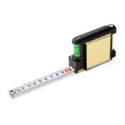 Рулетка на 2 м с уровнем и блоком для записей «Nerd» арт. 5-10406500