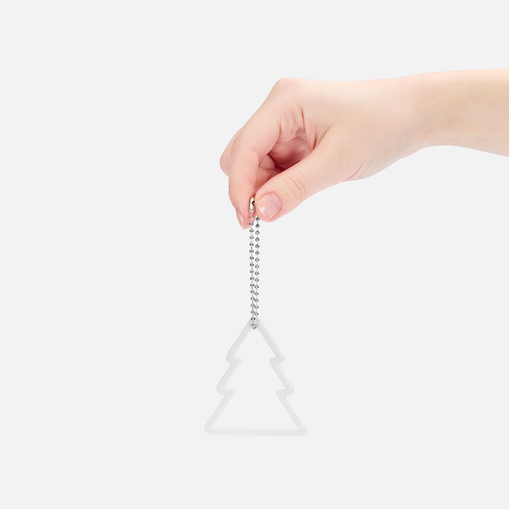 Подвеска «Елочка», 3D-печать, белая арт. 23321.60 Подвеска «Елочка», 3D-печать, белая арт. 23321.60