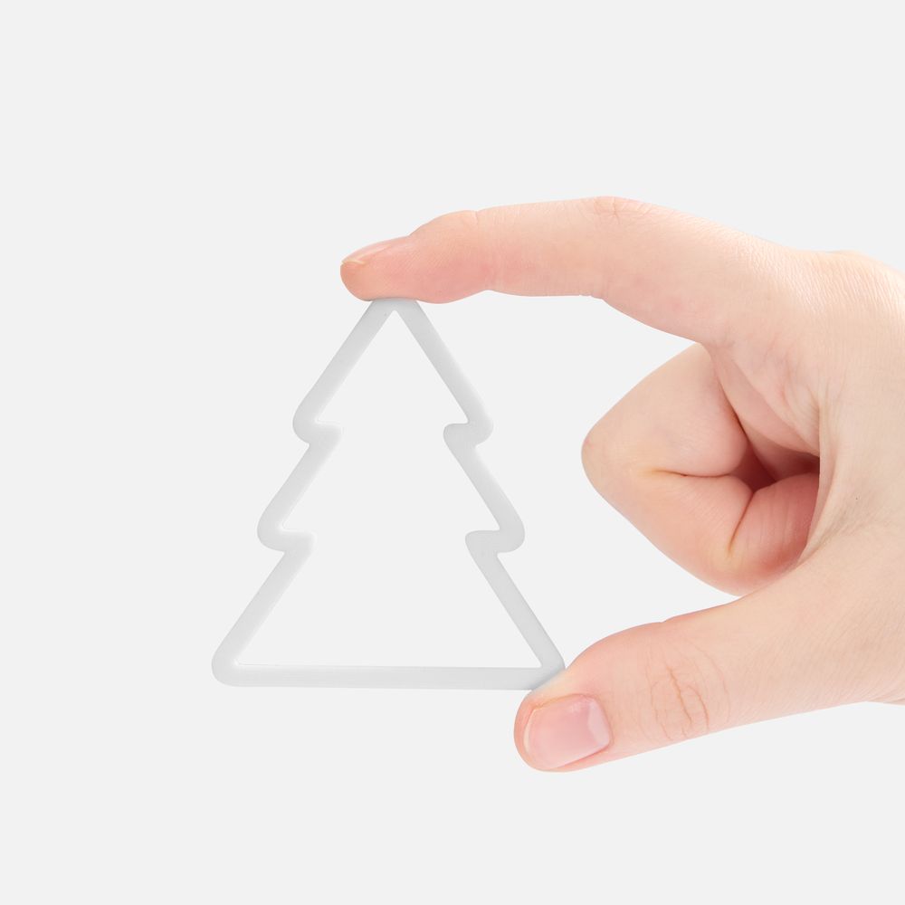 Подвеска «Елочка», 3D-печать, белая арт. 23321.60 Подвеска «Елочка», 3D-печать, белая арт. 23321.60