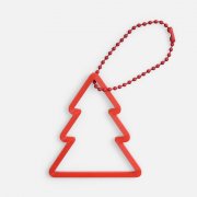 Подвеска «Елочка», 3D-печать, красная