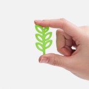 Подвеска Flora, 3D-печать на заказ, лист рябины арт. 19972.08