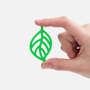 Подвеска Flora, 3D-печать на заказ, лист розы арт. 19972.07