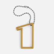 Подвеска Symbol, 3D-печать на заказ, цифра 1 арт. 19968.01