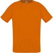 Футболка унисекс SPORTY 140, оранжевая арт. 11939400