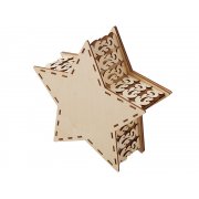 Шкатулка из фанеры в виде звезды «Asteris»
