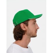 Бейсболка Classic 2.0, ярко-зеленая с белым кантом арт. 21848.92