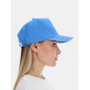 Бейсболка Classic 2.0, синяя с белым кантом арт. 21848.49
