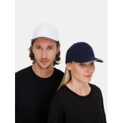 Бейсболка Classic 2.0, темно-синяя с белым кантом арт. 21848.46