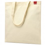 Сумка для покупок IVORY 325 г/м² с PU нашивкой, красный арт. 25011.00.05 Сумка для покупок IVORY 325 г/м² с PU нашивкой, красный арт. 25011.00.05