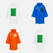 Дождевик-плащ CloudTime с печатью в один цвет на заказ арт. 11876.99