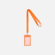 Лента для бейджа Pin, светло-оранжевая арт. 20242.22