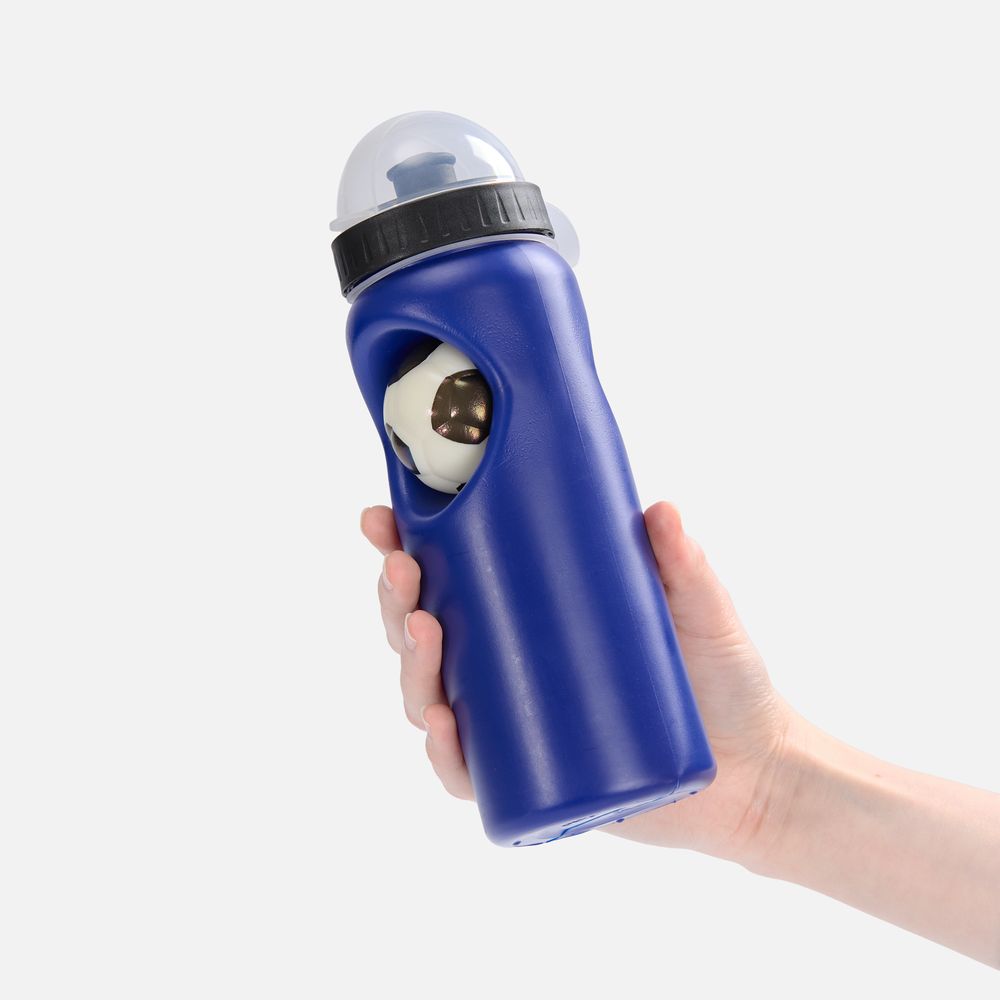 Бутылка с антистрессом Footballer, синяя арт. 18598.40 Бутылка с антистрессом Footballer, синяя арт. 18598.40