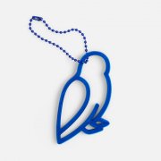 Подвеска «Сова», 3D-печать, синяя арт. 23320.40