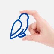 Подвеска «Сова», 3D-печать, синяя арт. 23320.40