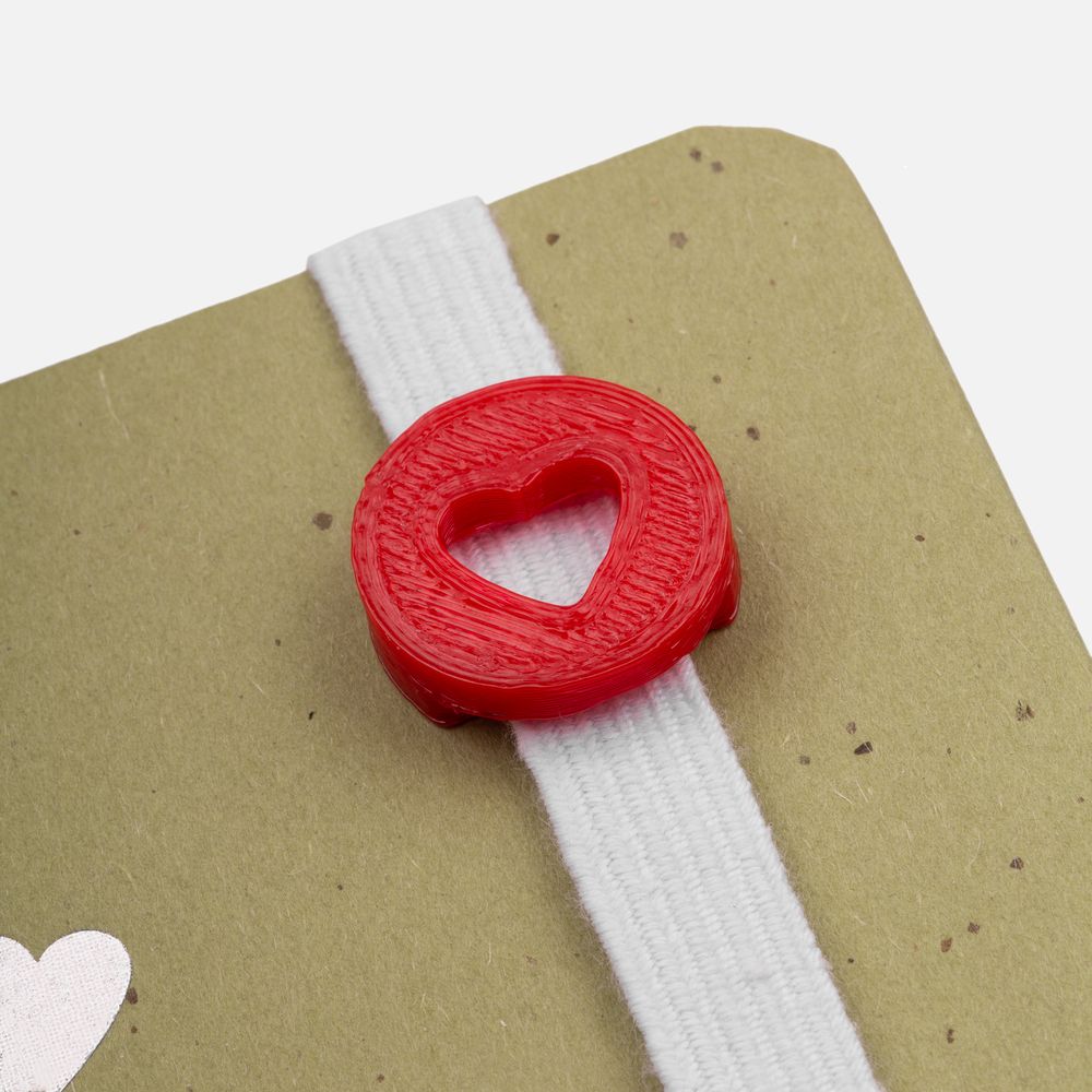 Шильдик на резинку Impreso, 3D-печать на заказ, сердце арт. 19265.02 Шильдик на резинку Impreso, 3D-печать на заказ, сердце арт. 19265.02