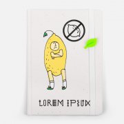 Шильдик на резинку Impreso, 3D-печать на заказ, листик