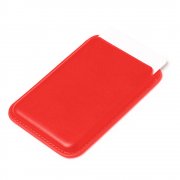 Магнитный держатель карт на телефоне WASAT, красный арт. 37011.05