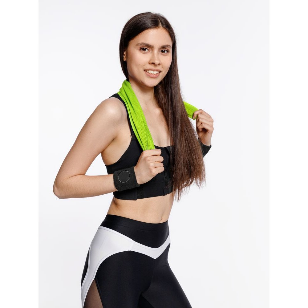 Охлаждающее полотенце Narvik в силиконовом чехле, зеленое яблоко арт. 17230.94 Охлаждающее полотенце Narvik в силиконовом чехле, зеленое яблоко арт. 17230.94