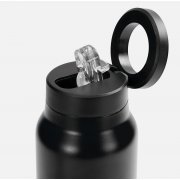 Термобутылка Magnus с магнитным держателем для телефона, черная