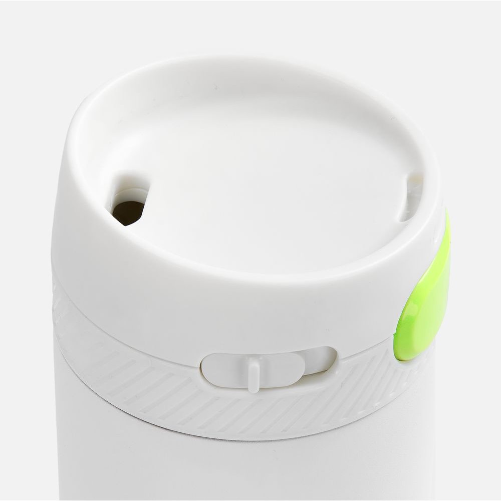 Термостакан X1 с цветной кнопкой, белый с желтым арт. 19941.67 Термостакан X1 с цветной кнопкой, белый с желтым арт. 19941.67