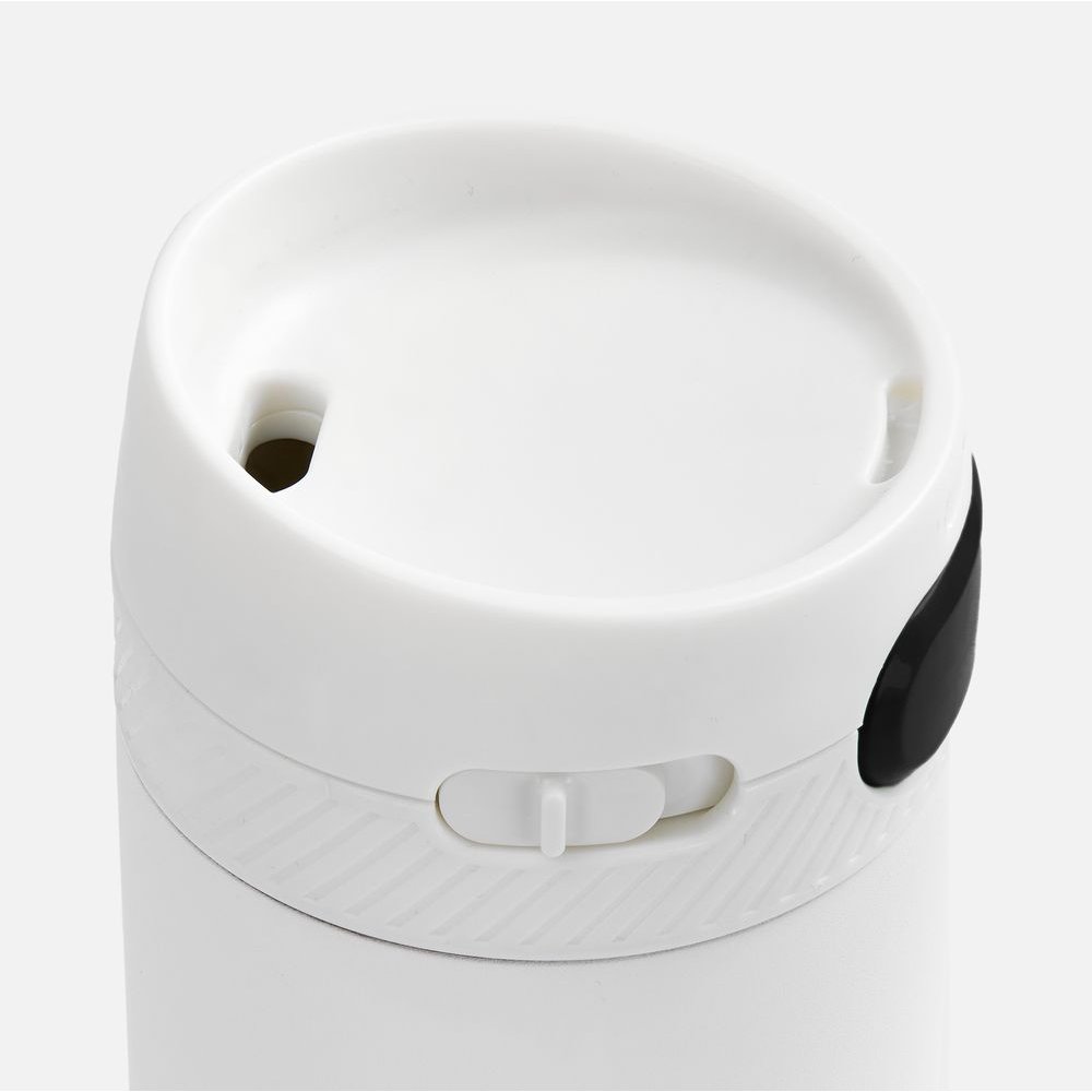 Термостакан X1 с цветной кнопкой, белый с черным арт. 19941.63 Термостакан X1 с цветной кнопкой, белый с черным арт. 19941.63