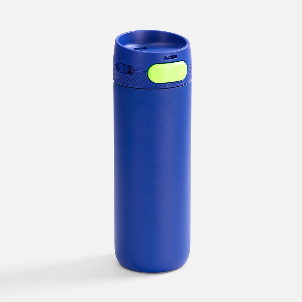 Термостакан X1 с цветной кнопкой, синий с желтым арт. 19941.47 Термостакан X1 с цветной кнопкой, синий с желтым арт. 19941.47