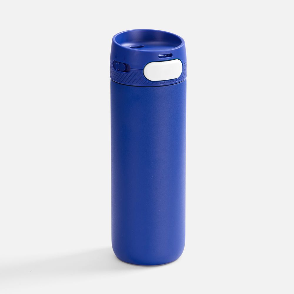 Термостакан X1 с цветной кнопкой, синий с белым арт. 19941.46 Термостакан X1 с цветной кнопкой, синий с белым арт. 19941.46