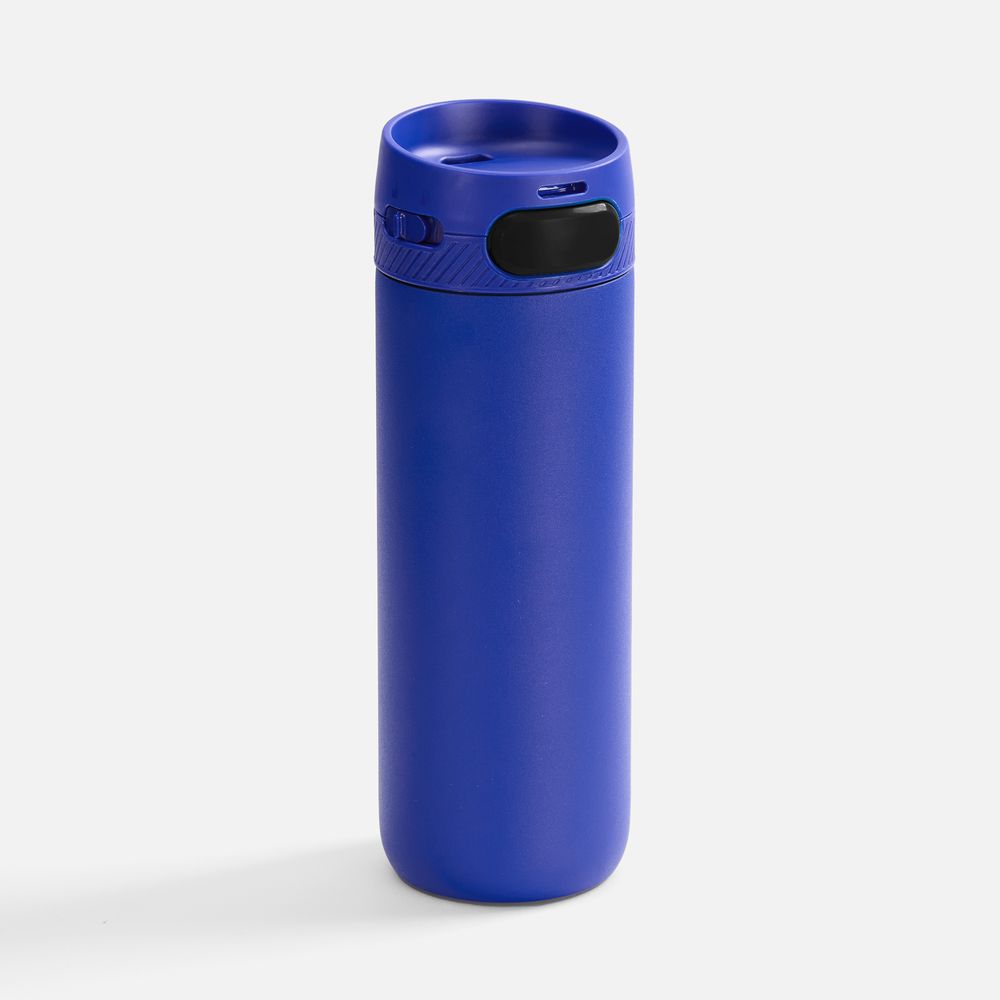 Термостакан X1 с цветной кнопкой, синий с черным арт. 19941.43 Термостакан X1 с цветной кнопкой, синий с черным арт. 19941.43