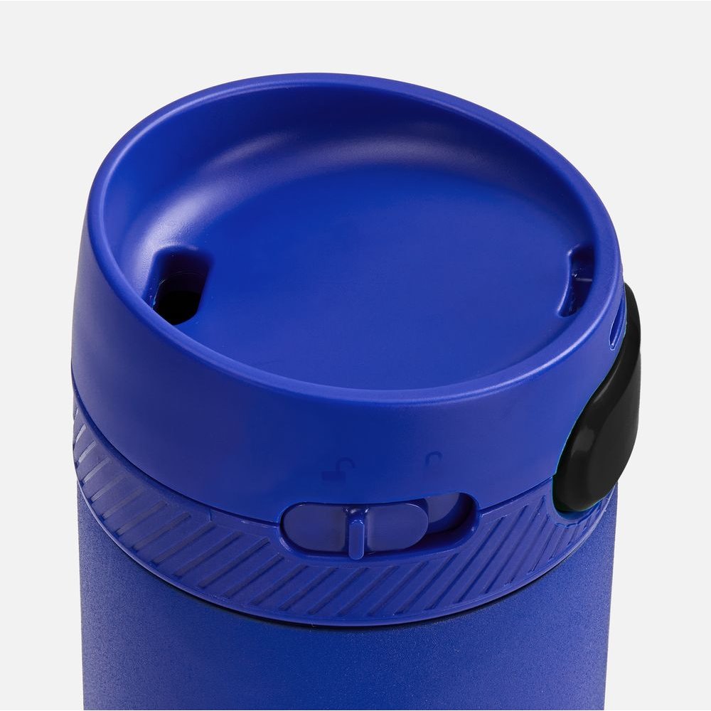 Термостакан X1 с цветной кнопкой, синий с черным арт. 19941.43 Термостакан X1 с цветной кнопкой, синий с черным арт. 19941.43