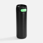 Термостакан X1 с цветной кнопкой, черный с зеленым арт. 19941.38