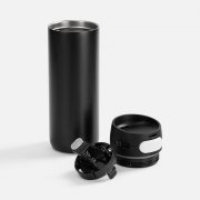 Термостакан X1 с цветной кнопкой, черный с белым арт. 19941.36 Термостакан X1 с цветной кнопкой, черный с белым арт. 19941.36