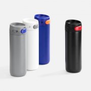 Термостакан X1 с цветной кнопкой, черный с красным арт. 19941.35 Термостакан X1 с цветной кнопкой, черный с красным арт. 19941.35