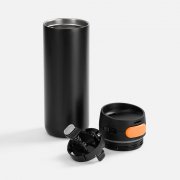 Термостакан X1 с цветной кнопкой, черный с оранжевым арт. 19941.32 Термостакан X1 с цветной кнопкой, черный с оранжевым арт. 19941.32