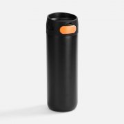 Термостакан X1 с цветной кнопкой, черный с оранжевым арт. 19941.32 Термостакан X1 с цветной кнопкой, черный с оранжевым арт. 19941.32
