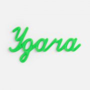 Подвеска Word, 3D-печать на заказ, удача арт. 19969.06