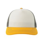 Бейсболка RAPPER CANVAS-S, 5 клиньев, пластиковая застёжка Белый арт. 254400-S.1330