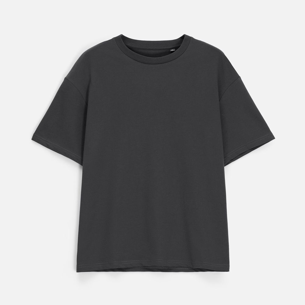 Футболка унисекс Durington, темно-серая (графит) арт. 20993.10 Футболка унисекс Durington, темно-серая (графит) арт. 20993.10