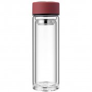 Термос стеклянный с инфьюзером Steelite, красный