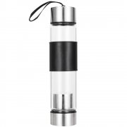 Термос стеклянный с инфьюзером Modulus, чёрный